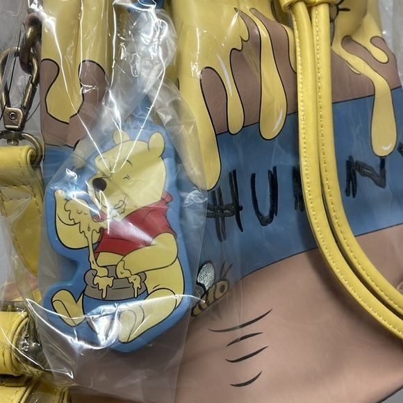 Loungefly Convertible Winnie the Pooh Backpack - Picture 2 of 3